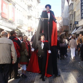Dracula op stelten